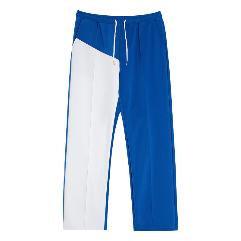 Relaxed Fit Two-Tone Joggers | Modern Baggy Sports Trousers